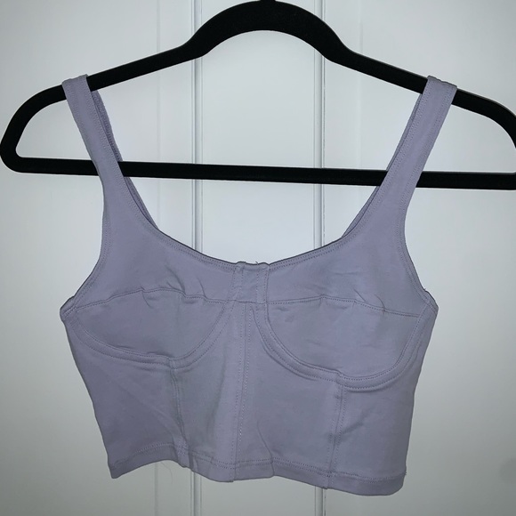 Garage Tops - Garage Light Purple Cropped Tank Top